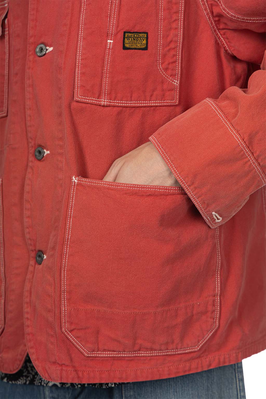 Kapital - Canvas CACTUS Coverall - California Red
