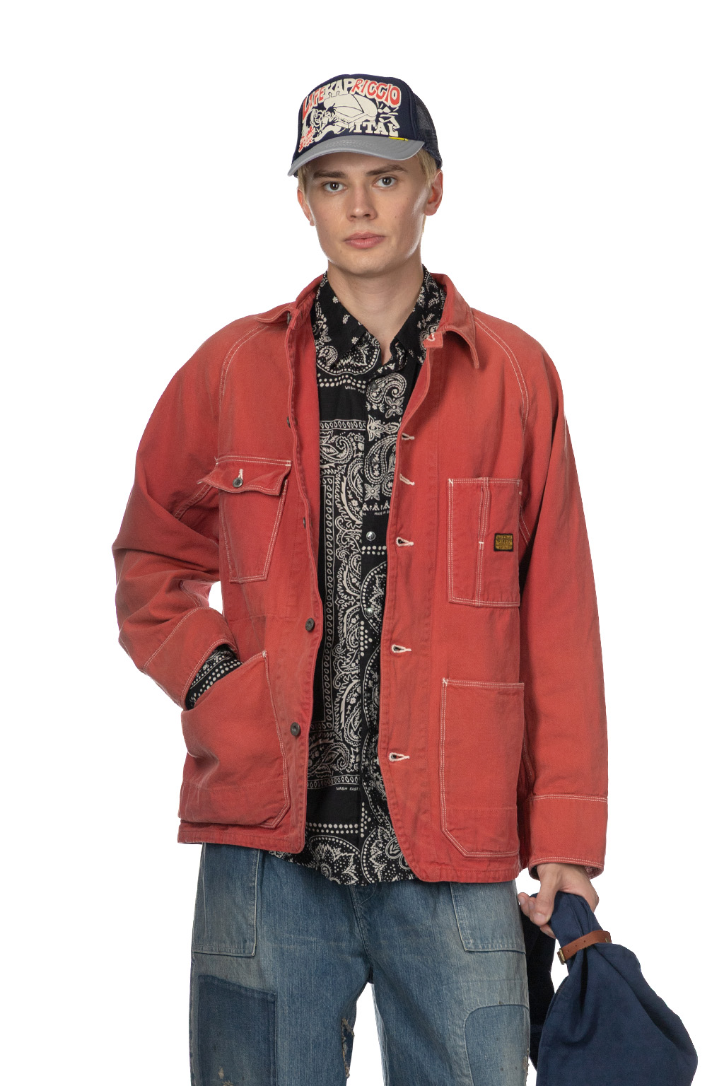 Kapital - Canvas CACTUS Coverall - California Red