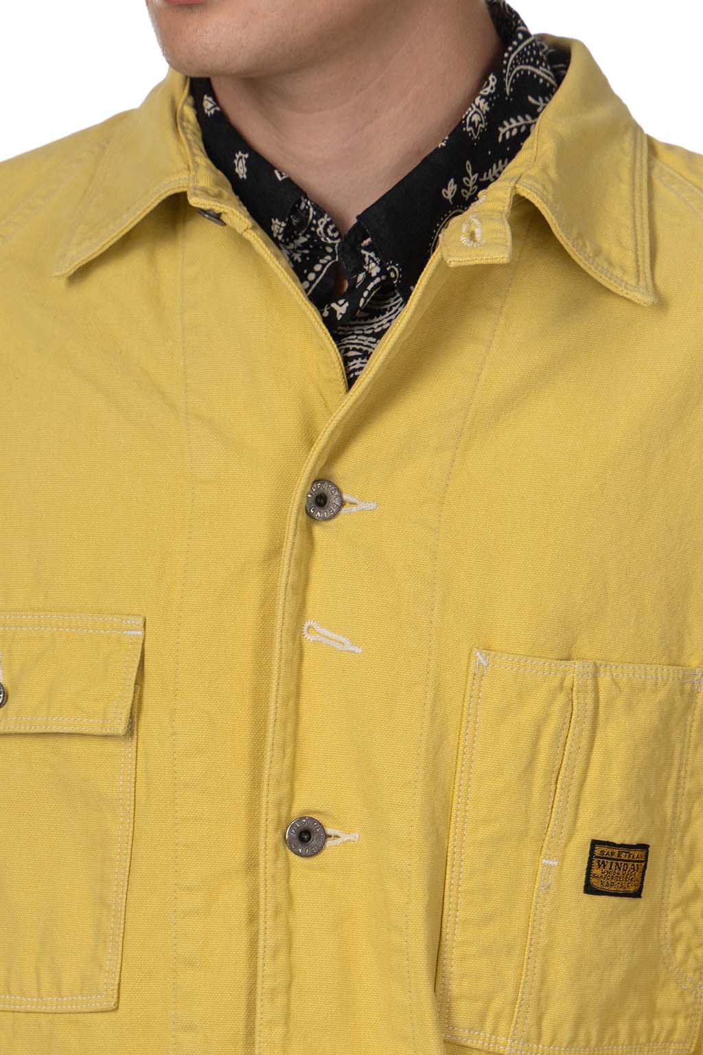 Kapital - Canvas CACTUS Coverall - Sunfade Yellow