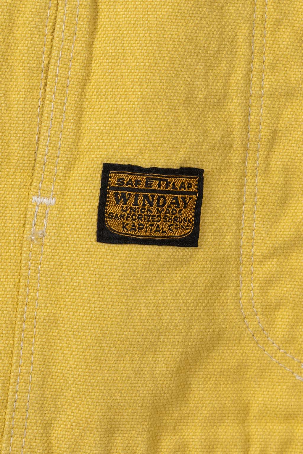 Kapital - Canvas CACTUS Coverall - Sunfade Yellow