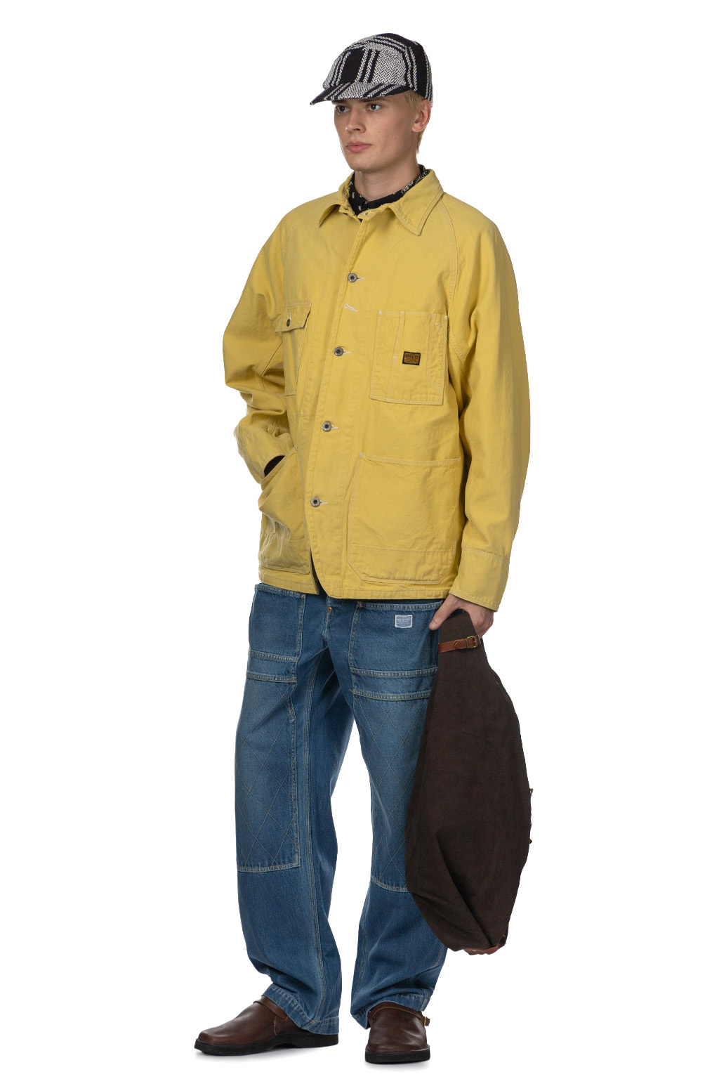Kapital - Canvas CACTUS Coverall - Sunfade Yellow