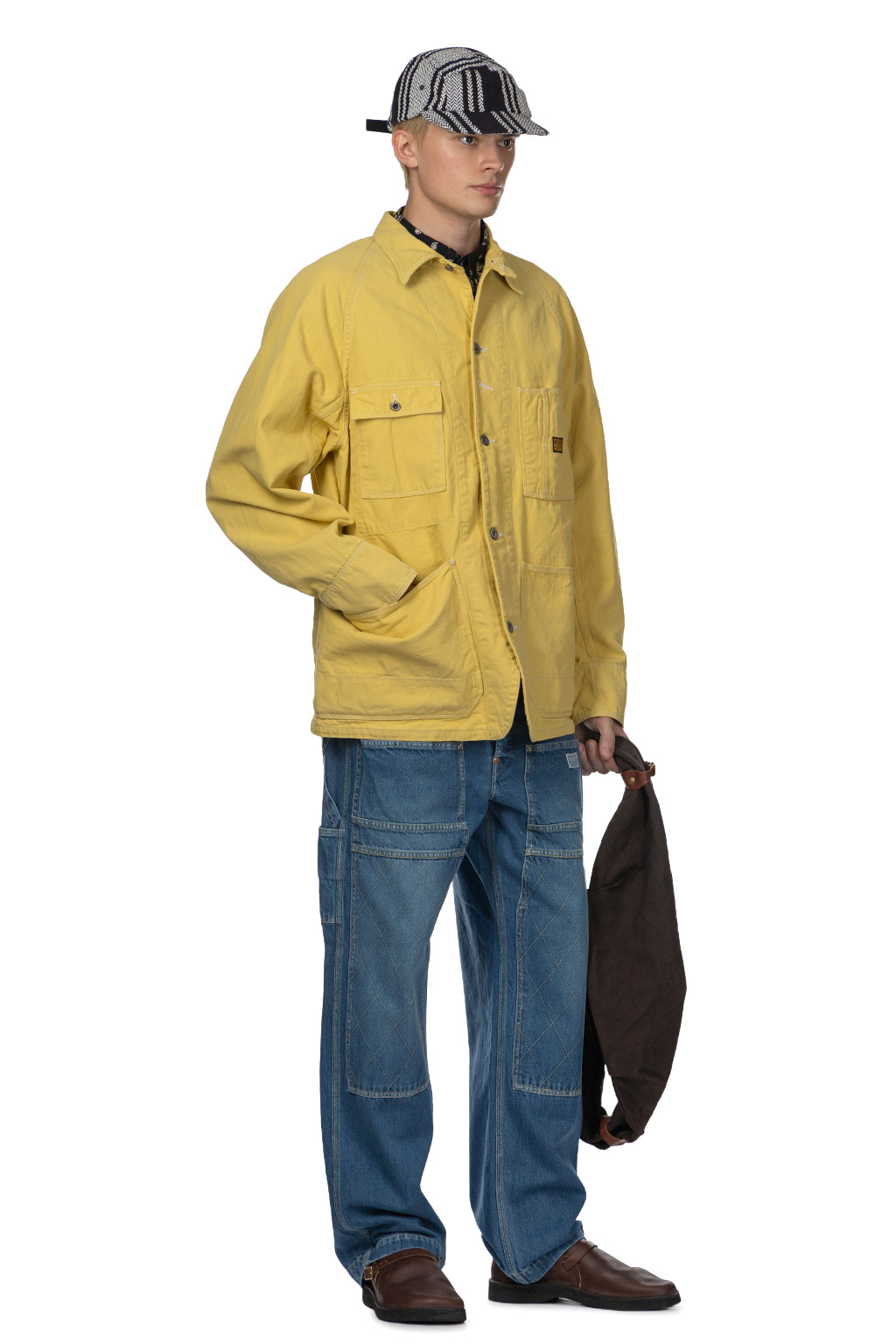 Kapital - Canvas CACTUS Coverall - Sunfade Yellow