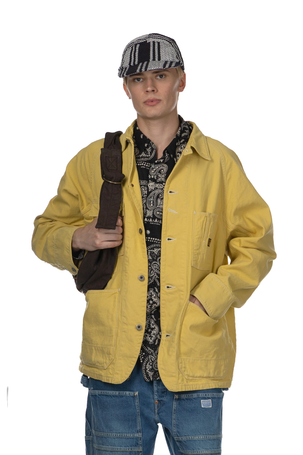 Kapital - Canvas CACTUS Coverall - Sunfade Yellow