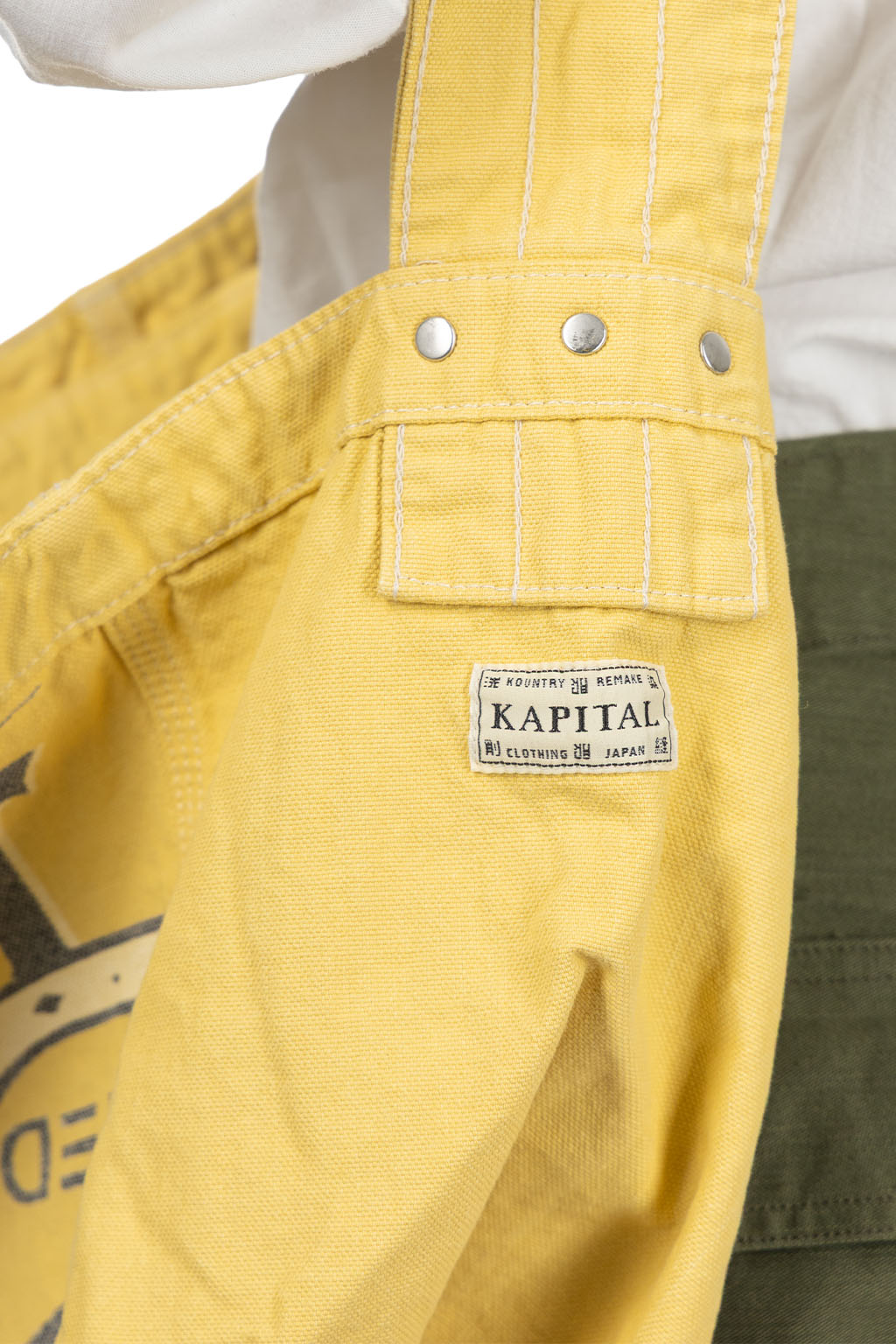 Kapital - Canvas News Patper Bag-GUIDING LIGHT 2 color choices