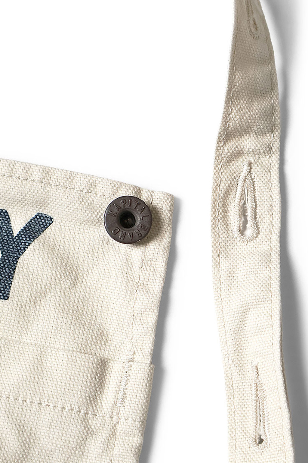 Kapital - Canvas Short AD Apron (KAPSIZE RULE) - Red