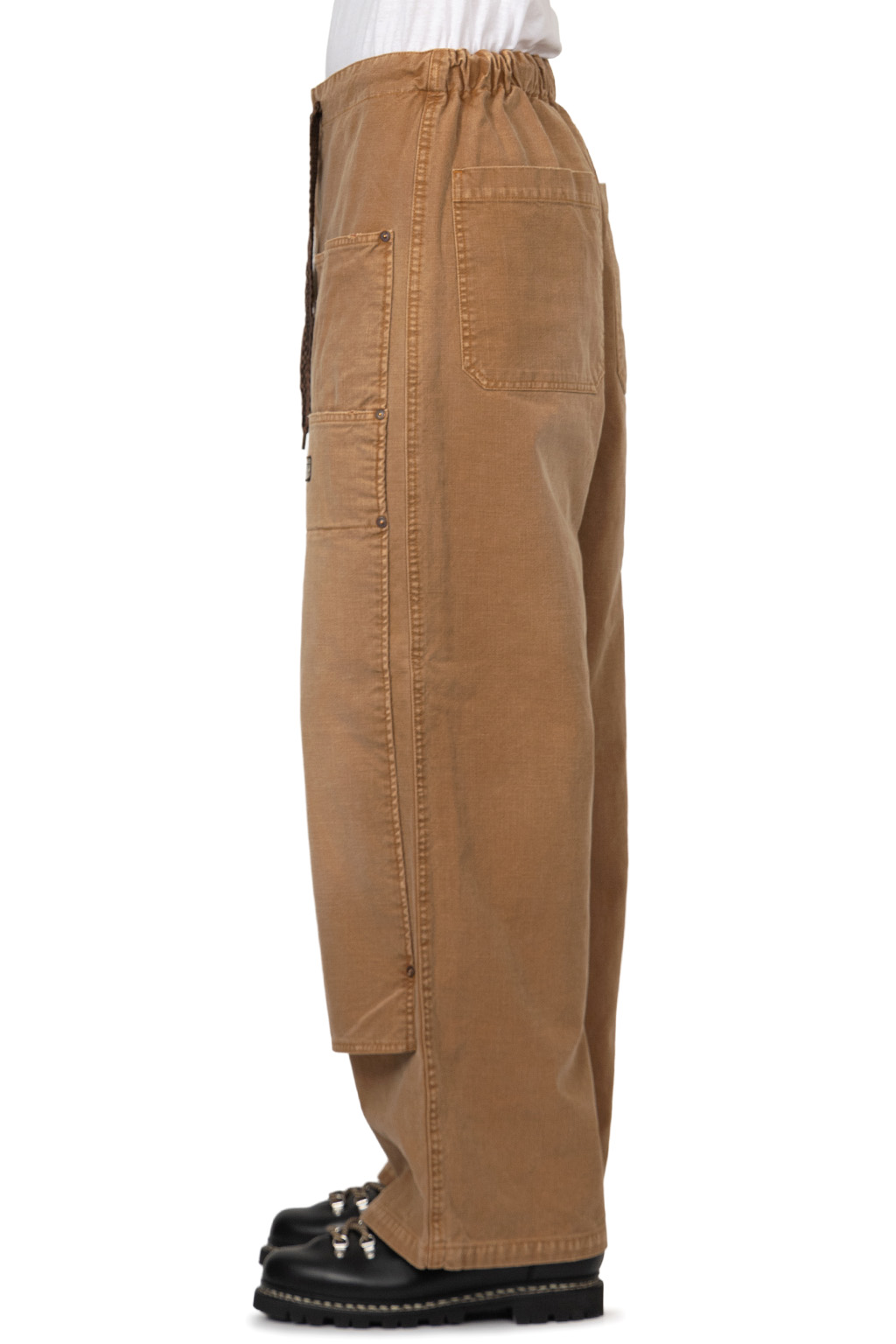 Kapital - Canvas W-Knee EASY Baggy Pants (HOBO Damaged) 