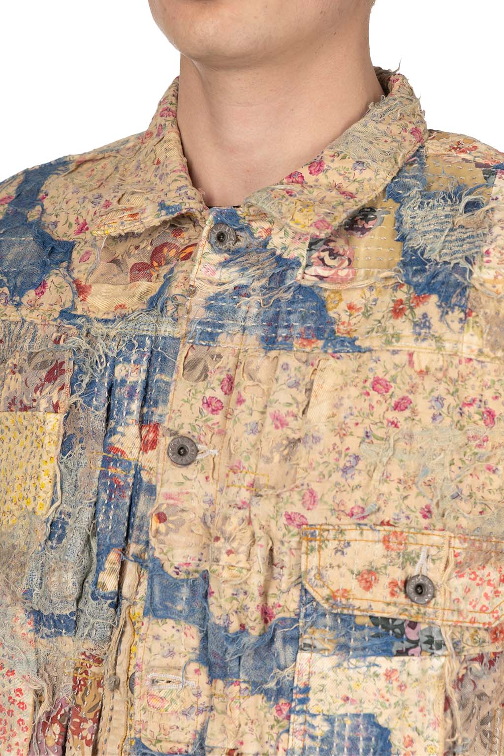 Kapital - Champetre BORO SPRING 1ST JKT - GBE
