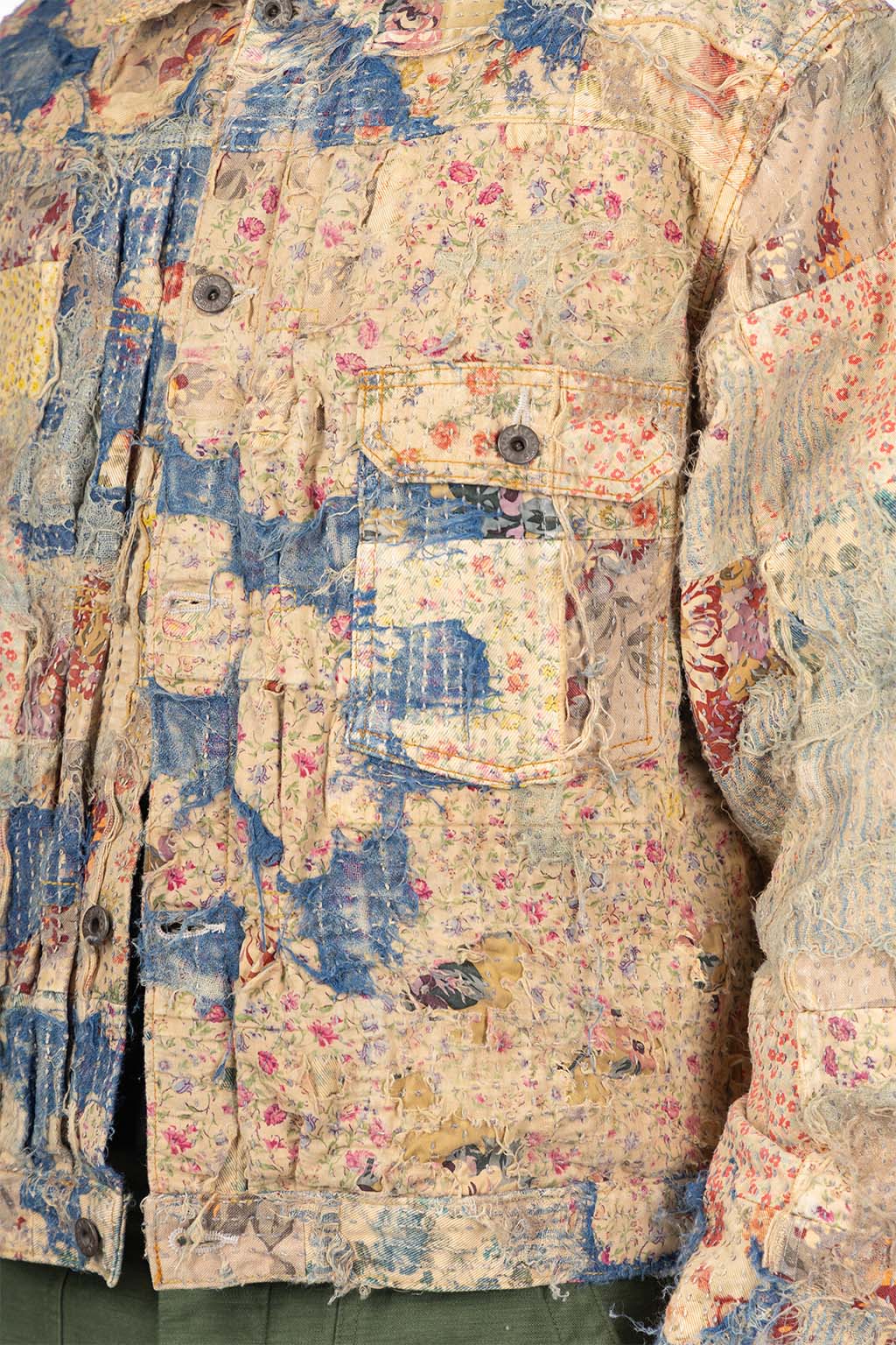 Kapital - Champetre BORO SPRING 1ST JKT - GBE