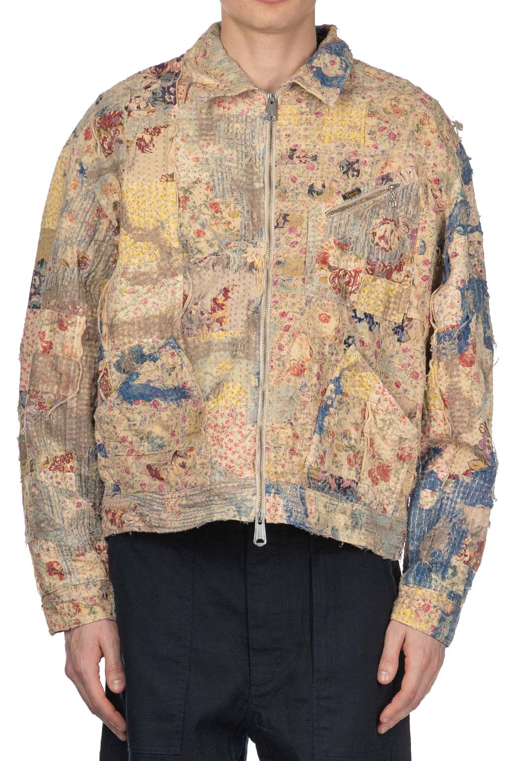 Kapital - Champetre BORO ZIP UP Blouson - Virgin Mary
