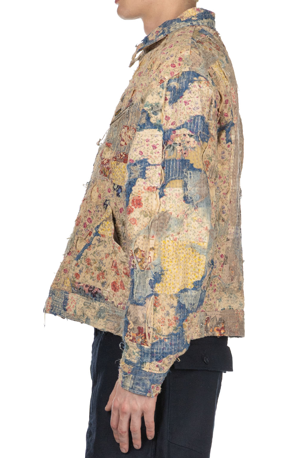 Kapital - Champetre BORO ZIP UP Blouson - Virgin Mary