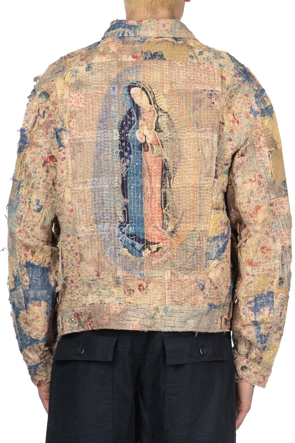 Kapital - Champetre BORO ZIP UP Blouson - Virgin Mary