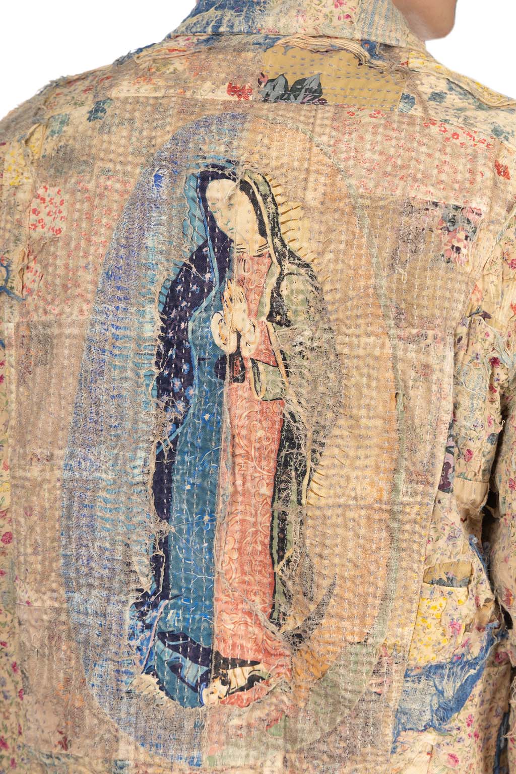 Kapital - Champetre BORO ZIP UP Blouson - Virgin Mary