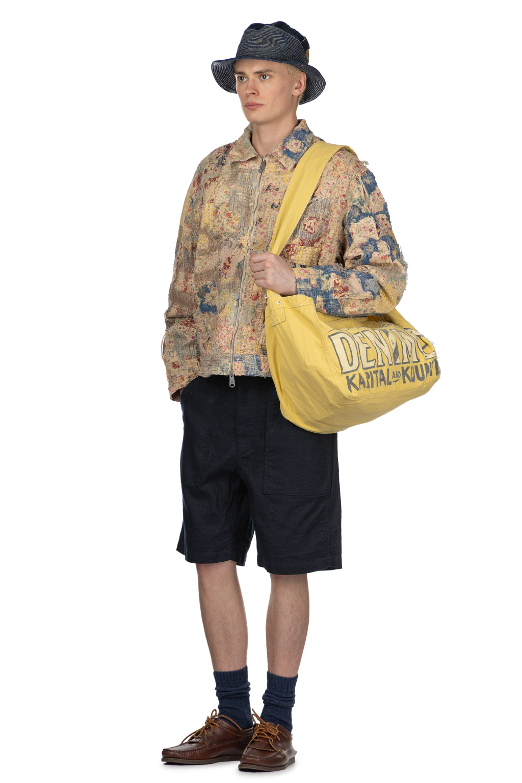 Kapital - Champetre BORO ZIP UP Blouson - Virgin Mary