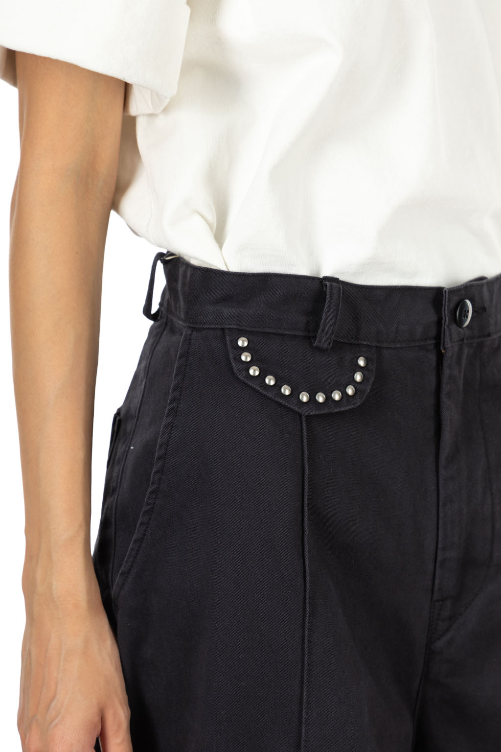 Kapital - Chino BOOGIE DAY Baggy Pants - Black