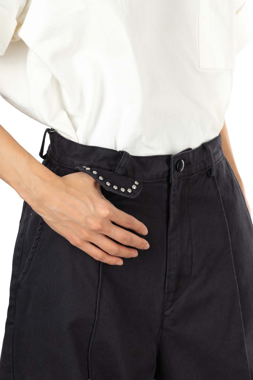 Kapital - Chino BOOGIE DAY Baggy Pants - Black