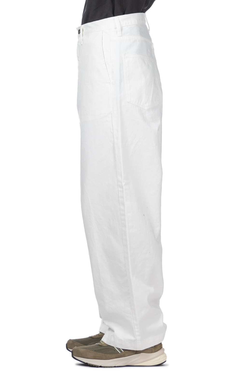 Kapital | Chino PORT Baggy Pants - White | Men | Blue Button Shop