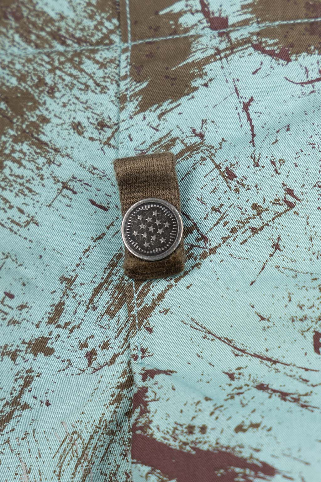 Kapital - Combed Burberry BRUSH-CAMO JUMBO Cargo Pants - Turquoise