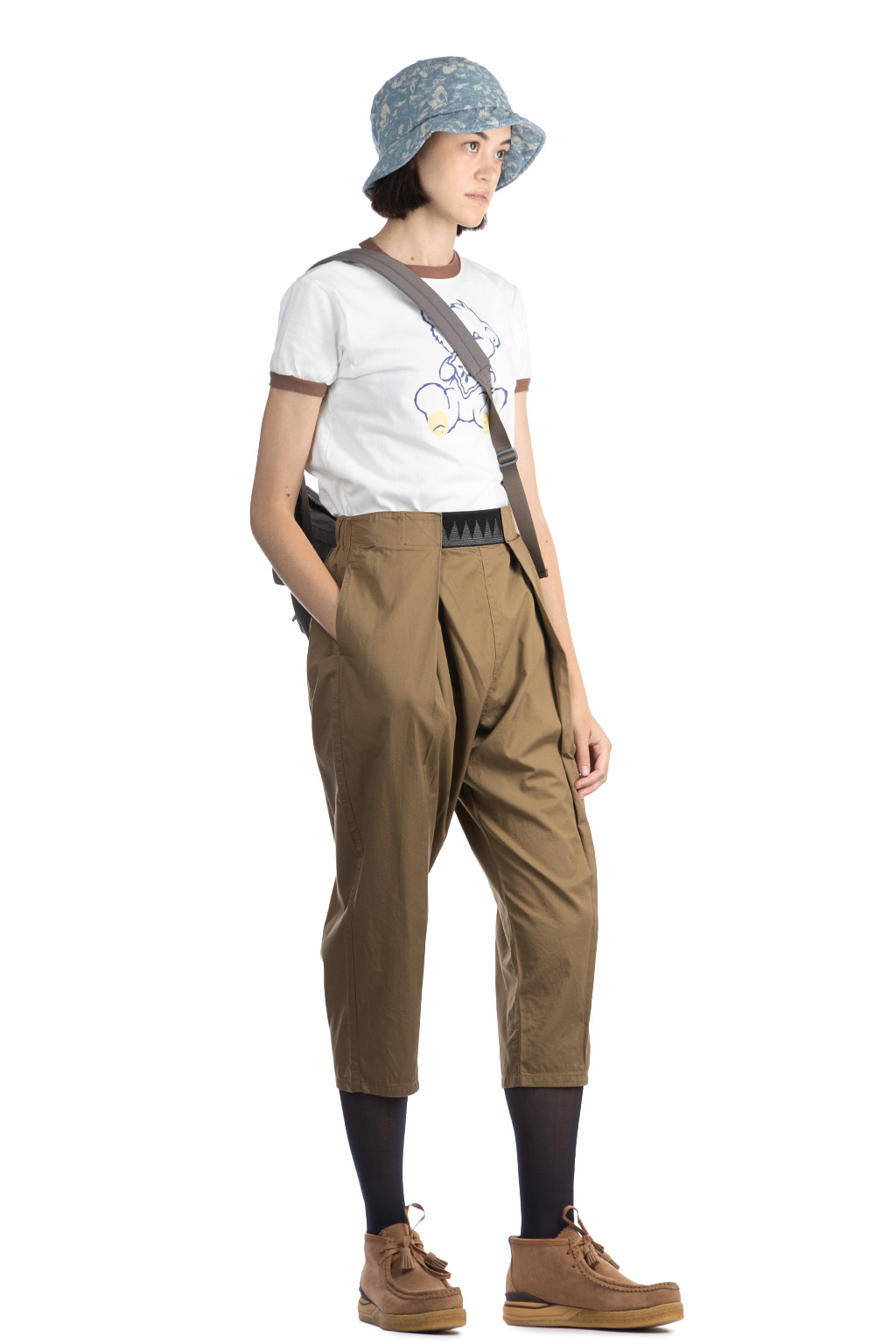 Kapital Combed Burberry Cotton EASY-BEACH-GO Pants - Beige