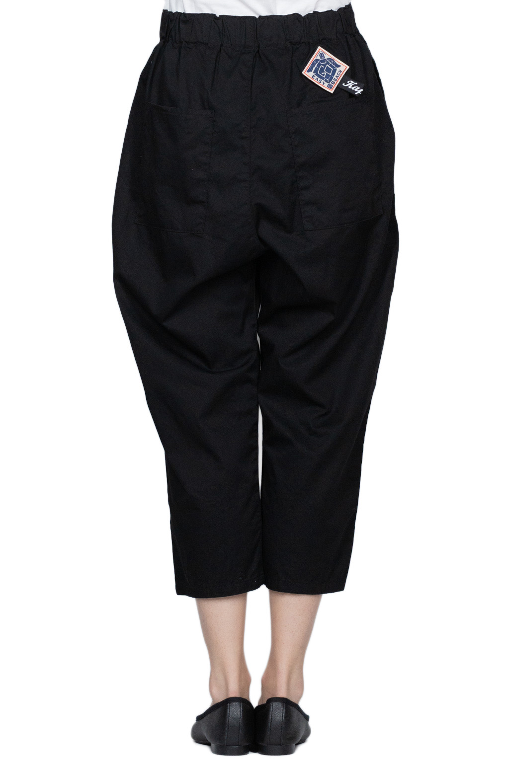 Kapital Combed Burberry Cotton EASY-BEACH-GO Pants - Black