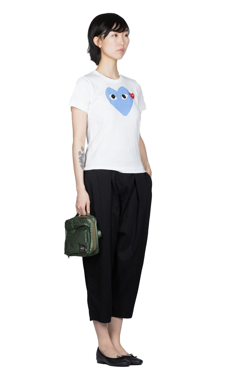 Kapital Combed Burberry Cotton EASY-BEACH-GO Pants - Black