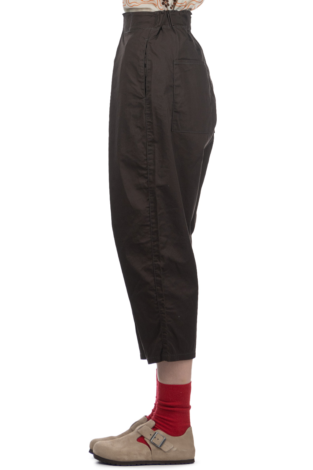 Kapital Combed Burberry Cotton EASY-BEACH-GO Pants - Dark Grey