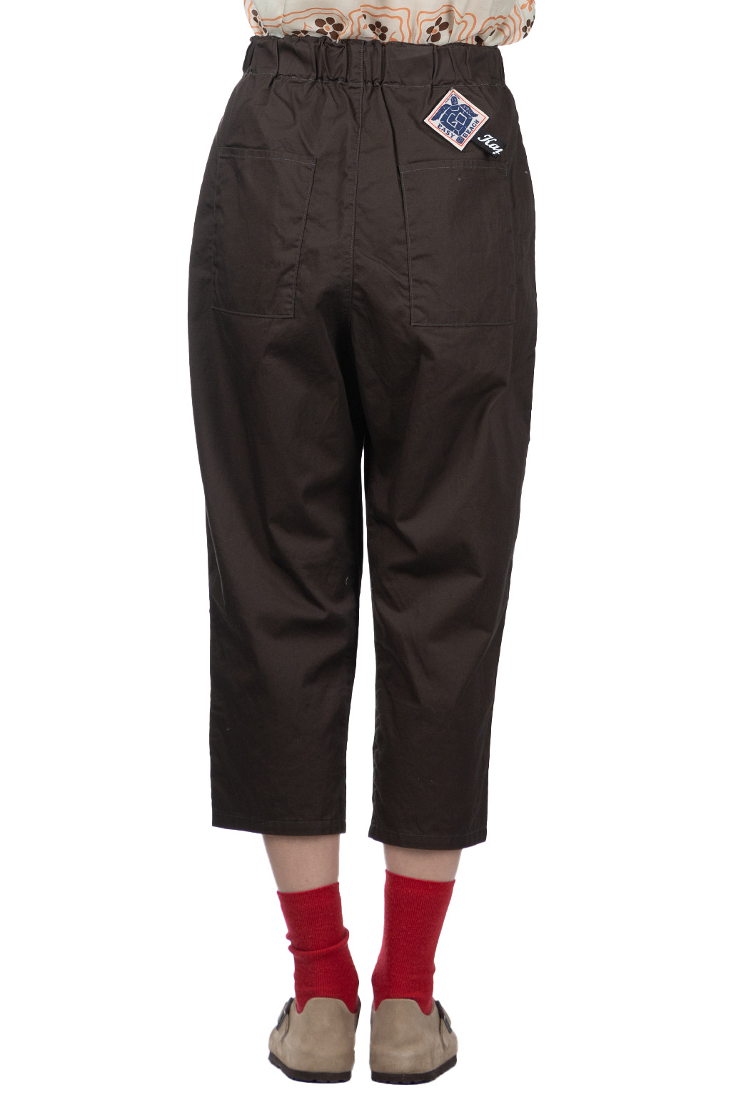 Kapital Combed Burberry Cotton EASY-BEACH-GO Pants - Dark Grey