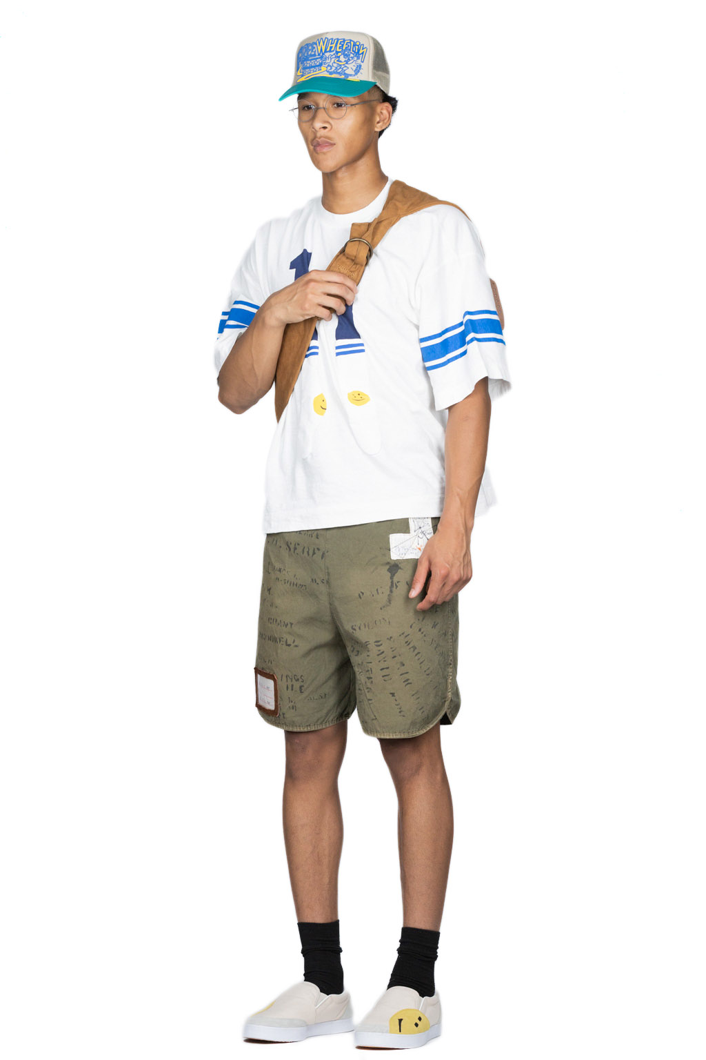 Kapital Cotton Burberry Remake Shorts Men