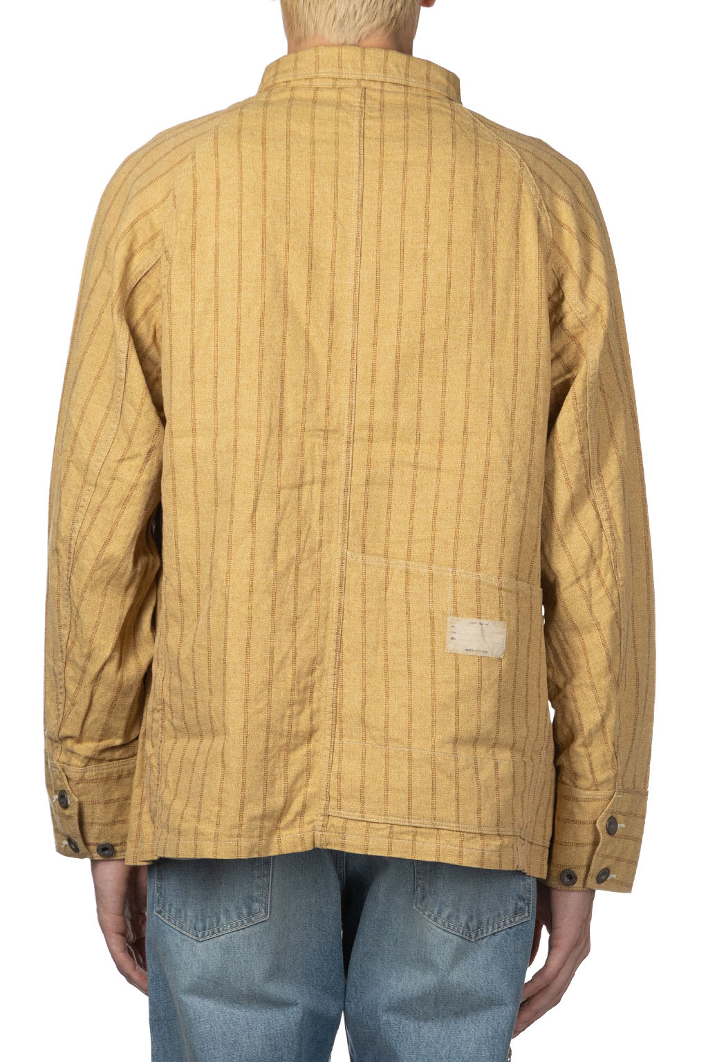 Kapital - Cotton Linen GIBSON Stripe CACTUS Coverall - Gold