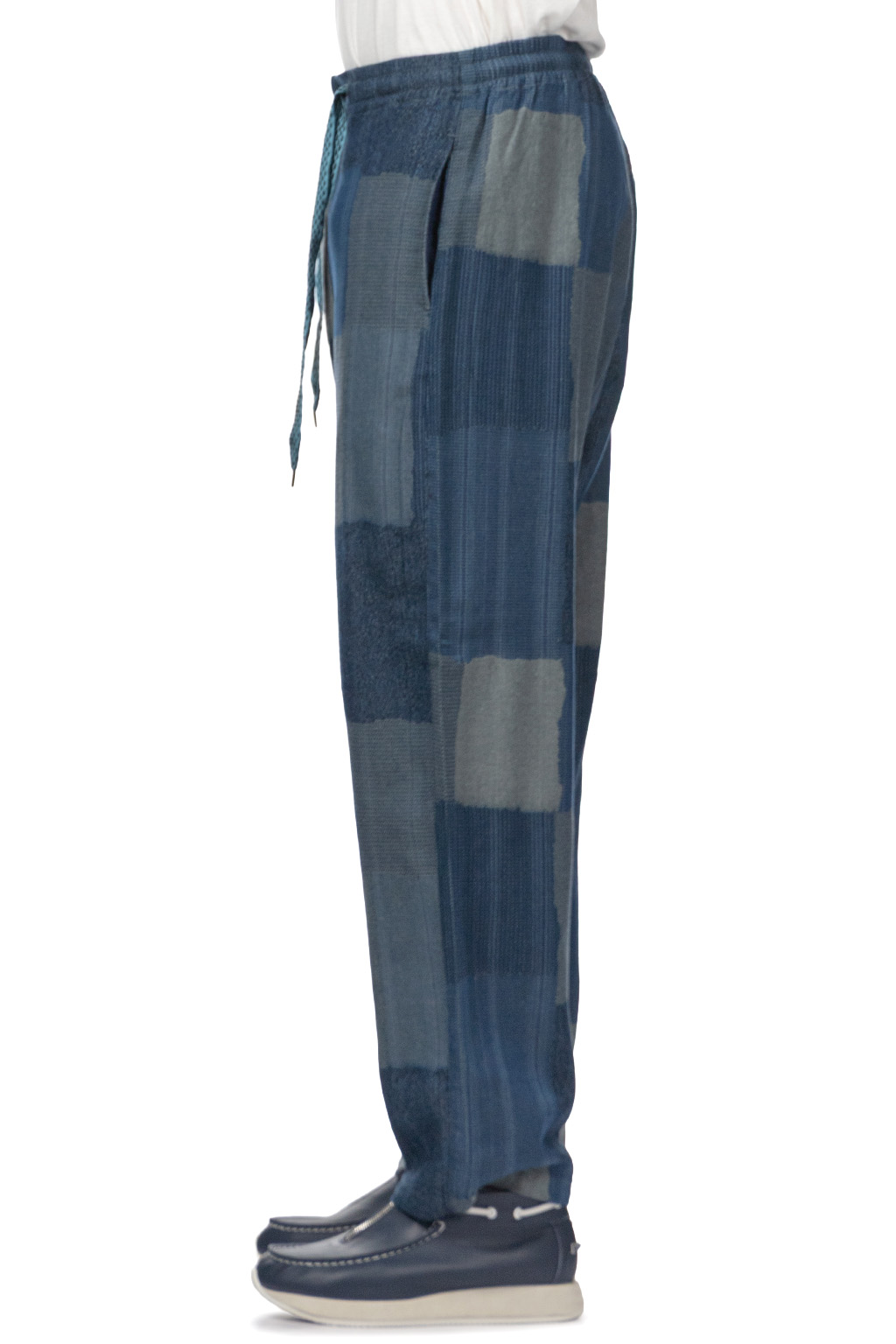 Kapital - Cotton Linen TUGIHAGI EASY Pants - Navy