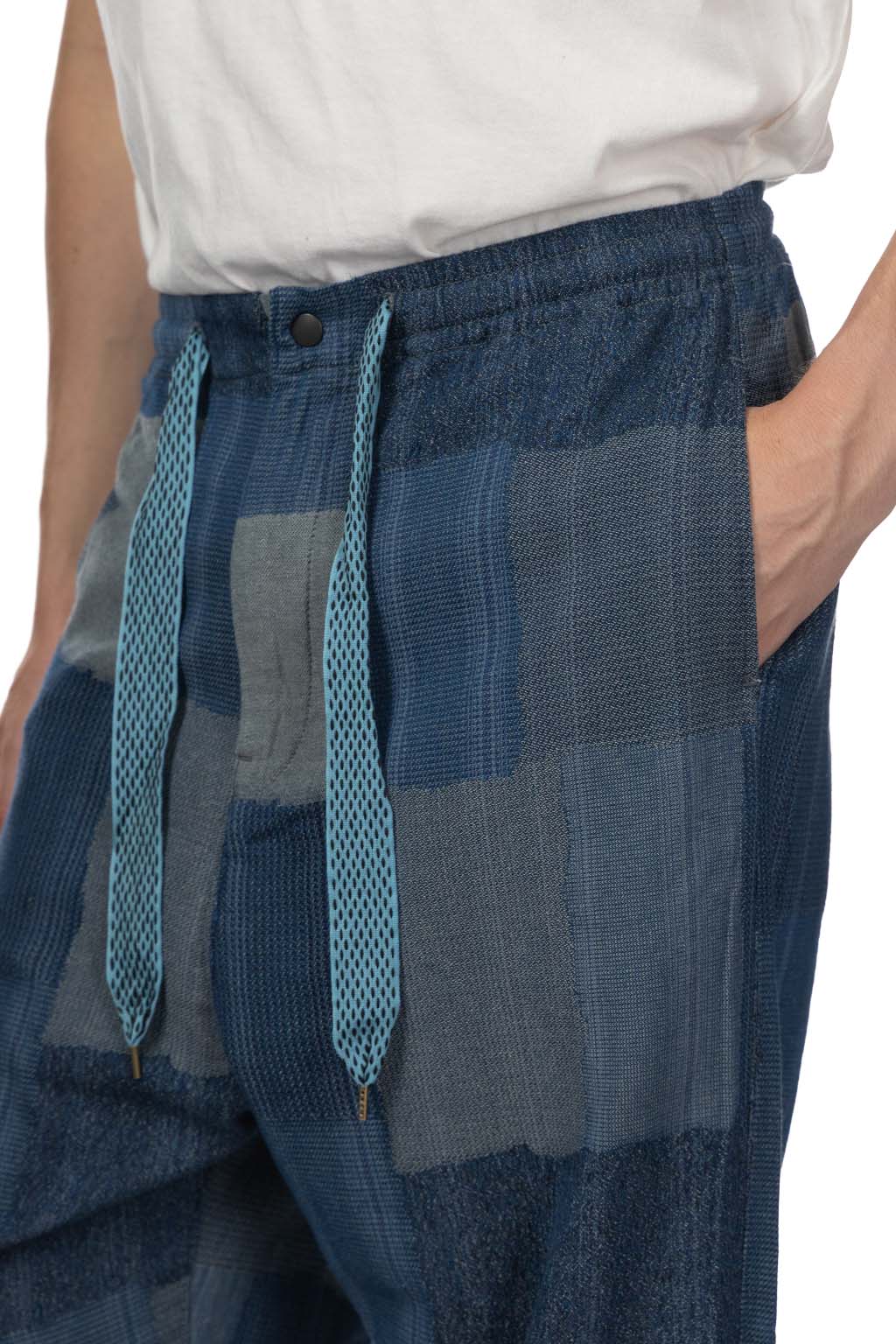 Kapital - Cotton Linen TUGIHAGI EASY Pants - Navy