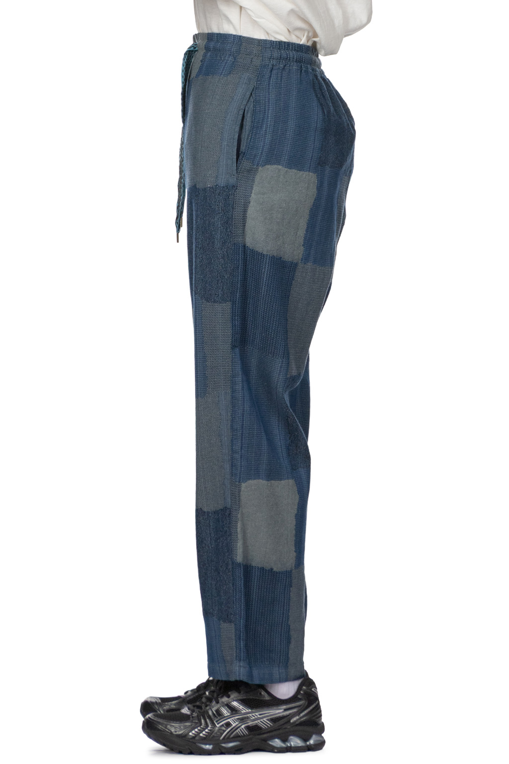 Kapital - Cotton Linen TUGIHAGI EASY Pants - Navy