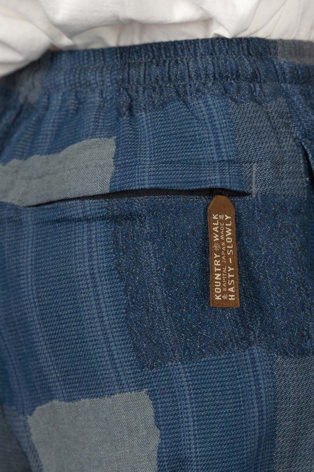 Kapital - Cotton Linen TUGIHAGI EASY Pants - Navy