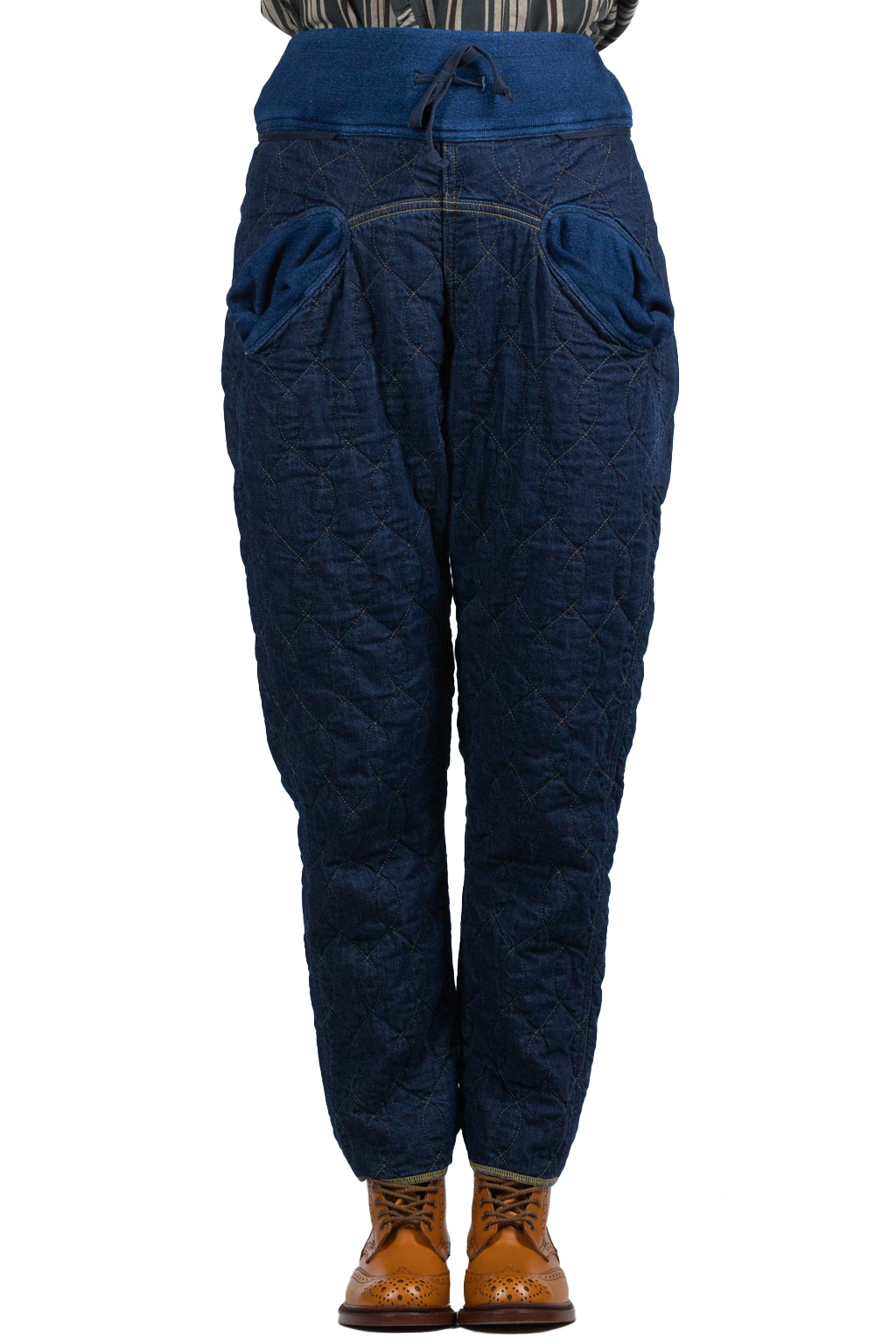 Kapital 11.5oz denim sarouel nouvelle pants - Indigo