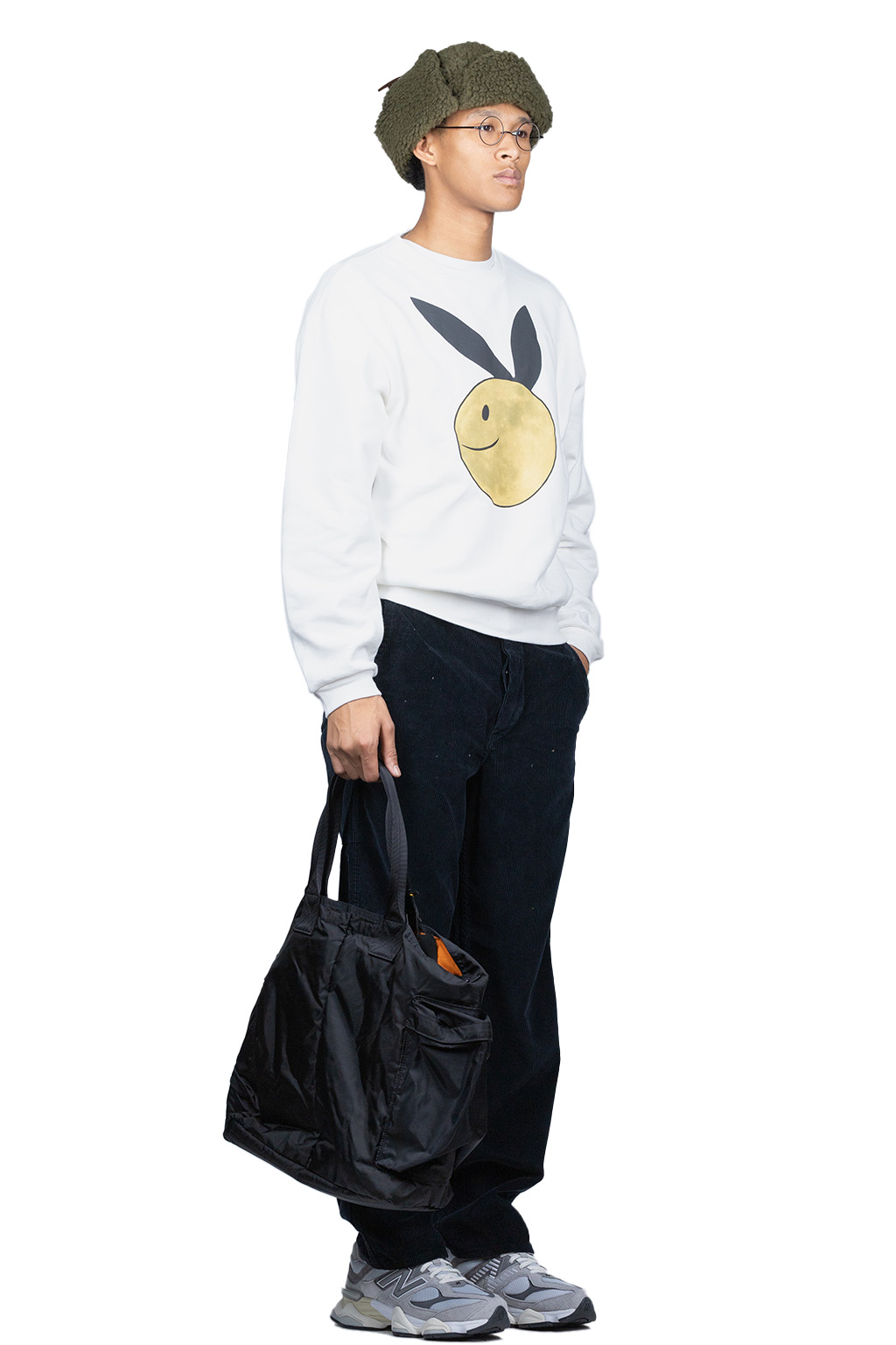 Kapital ECO Knit Crew Sweater (CONEYBOWY MOON)