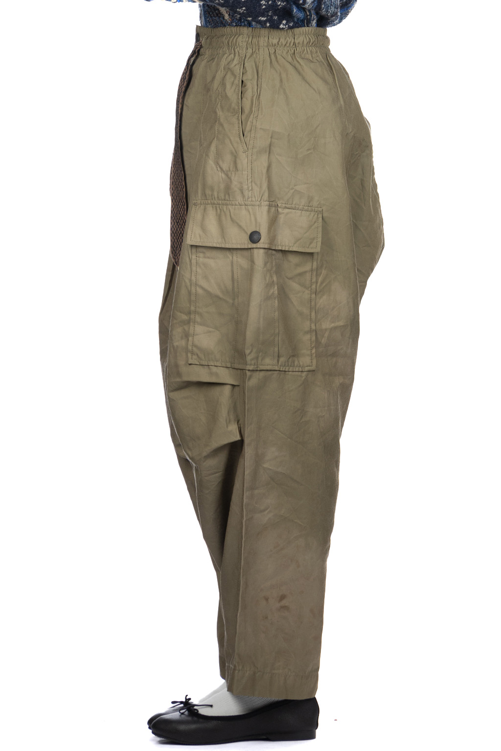 Kapital - Fast Dry Twill EASY JUMBO Cargo Pants - Khaki