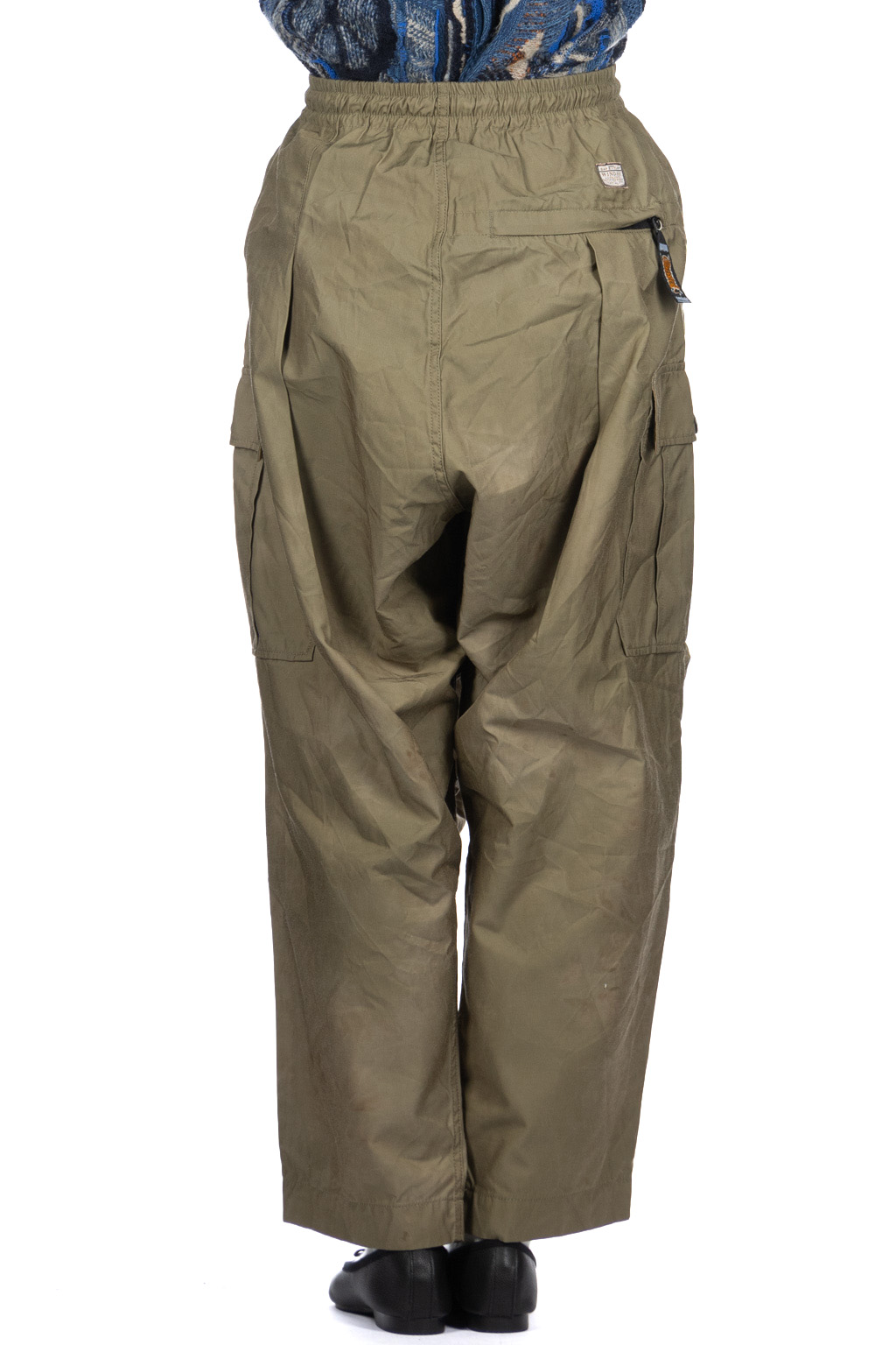 Kapital, Fast Dry Twill EASY JUMBO Cargo Pants - Khaki, Women