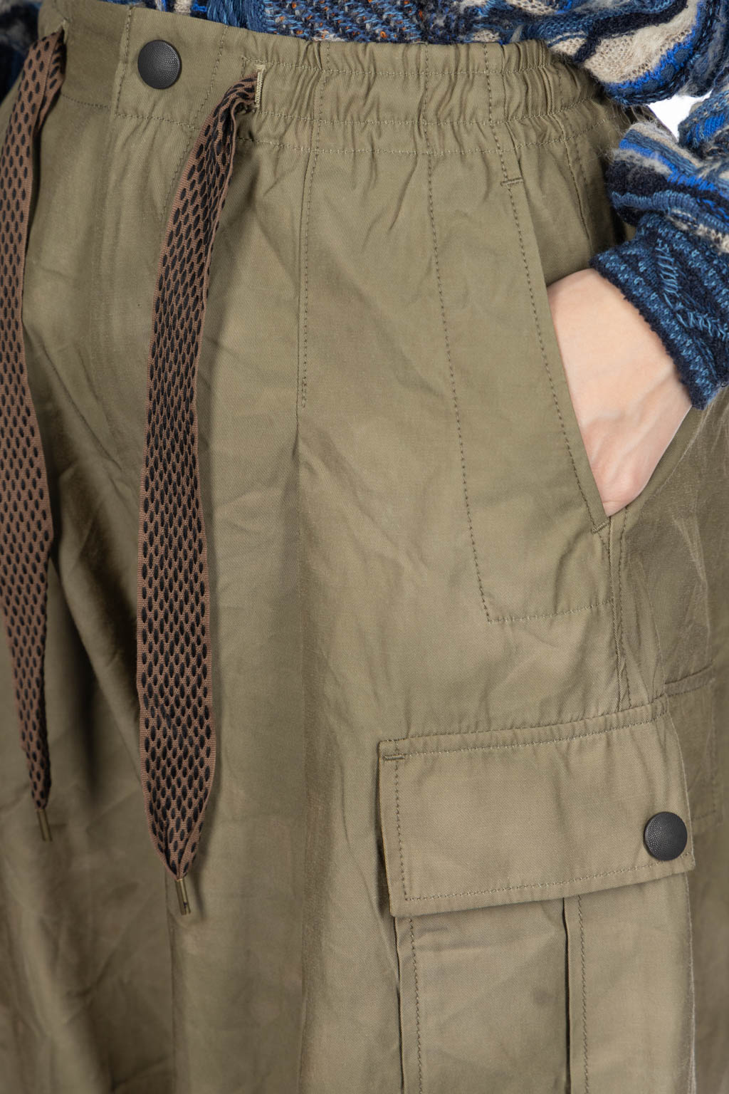 Kapital - Fast Dry Twill EASY JUMBO Cargo Pants - Khaki
