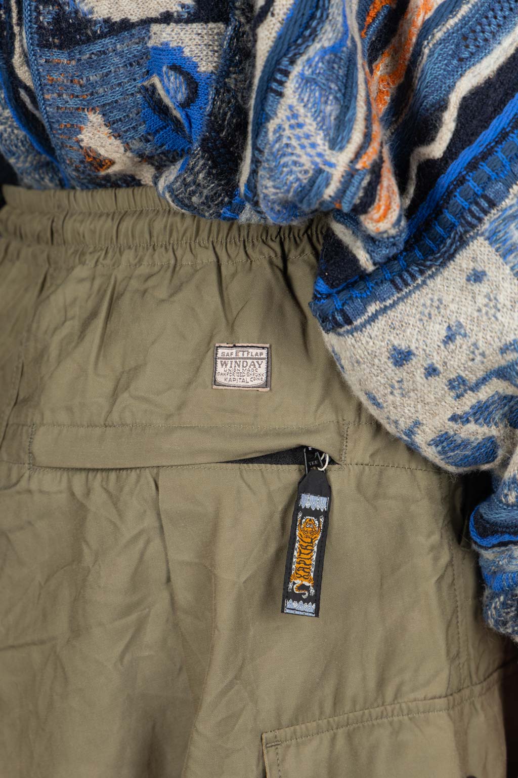 Kapital - Fast Dry Twill EASY JUMBO Cargo Pants - Khaki