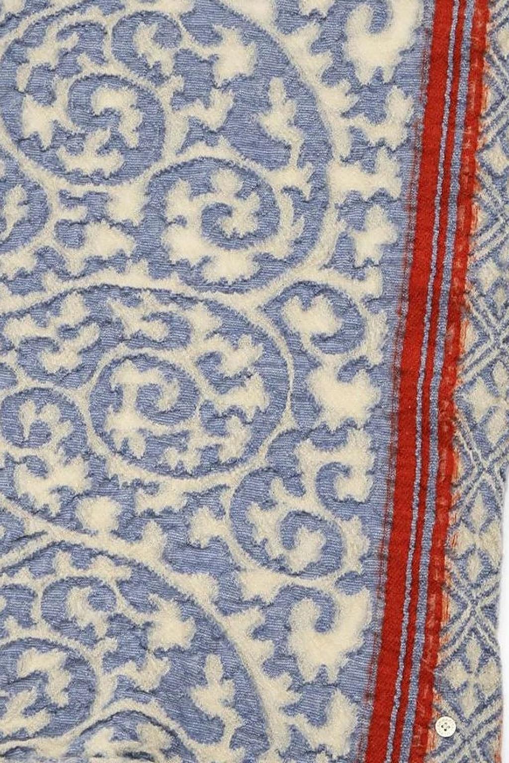 Kapital - Fulling Wool HAPPY Scarf TAKO-Arabesque - Tricolor