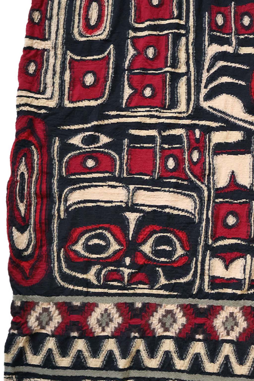 Kapital - Fulling Wool Scarf ALASKA RAVEN - 2 Color Choices