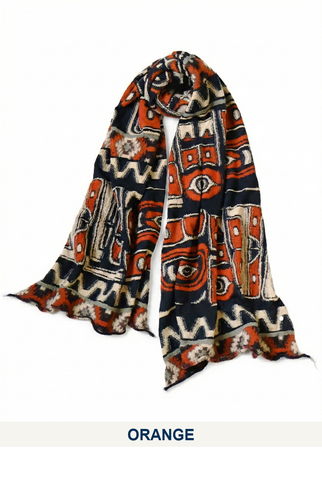 Kapital - Fulling Wool Scarf ALASKA RAVEN - 2 Color Choices