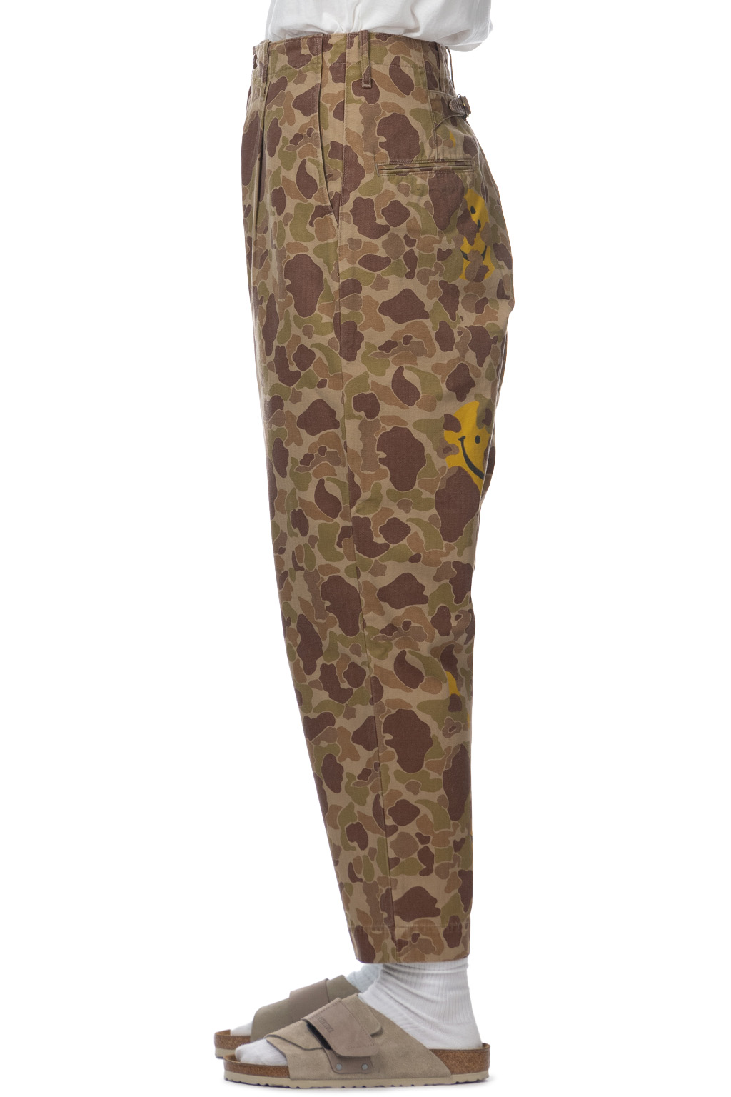 Kapital Herringbong HAPPY PEEK-A-BOO Camo NIME Pants