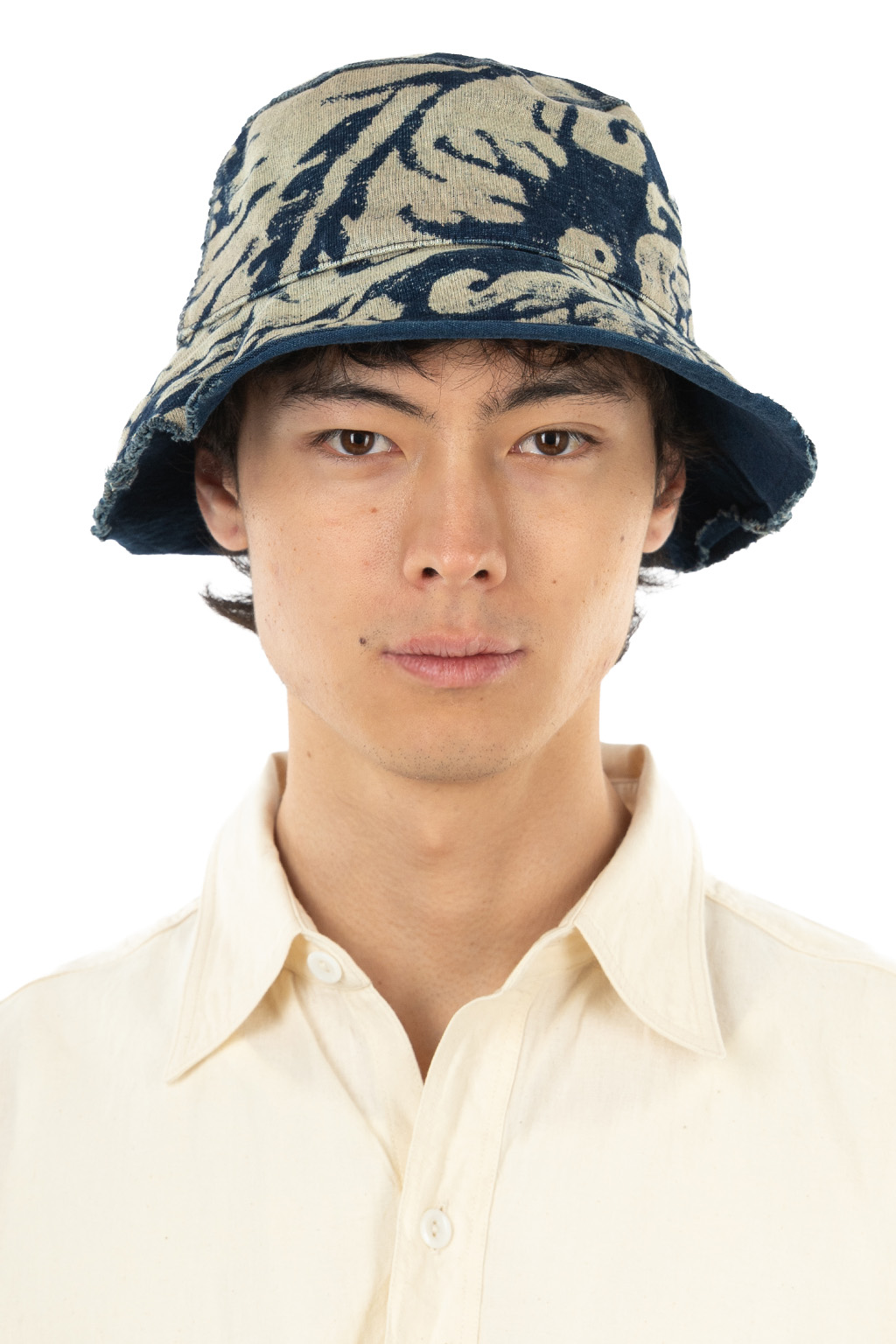 Kapital - IDG Dense jersey DAMASK Bucket Hat 