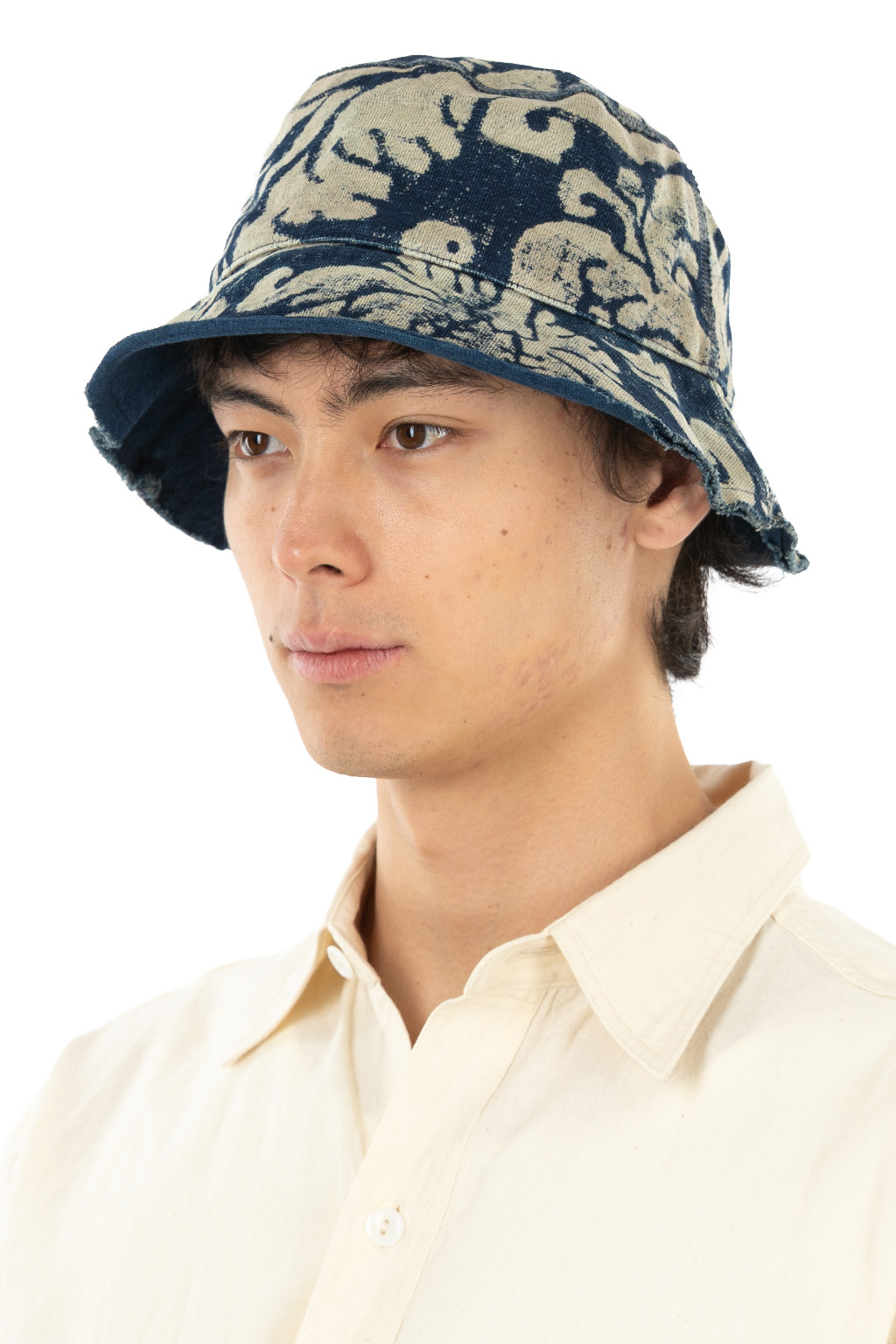 Kapital - IDG Dense jersey DAMASK Bucket Hat 
