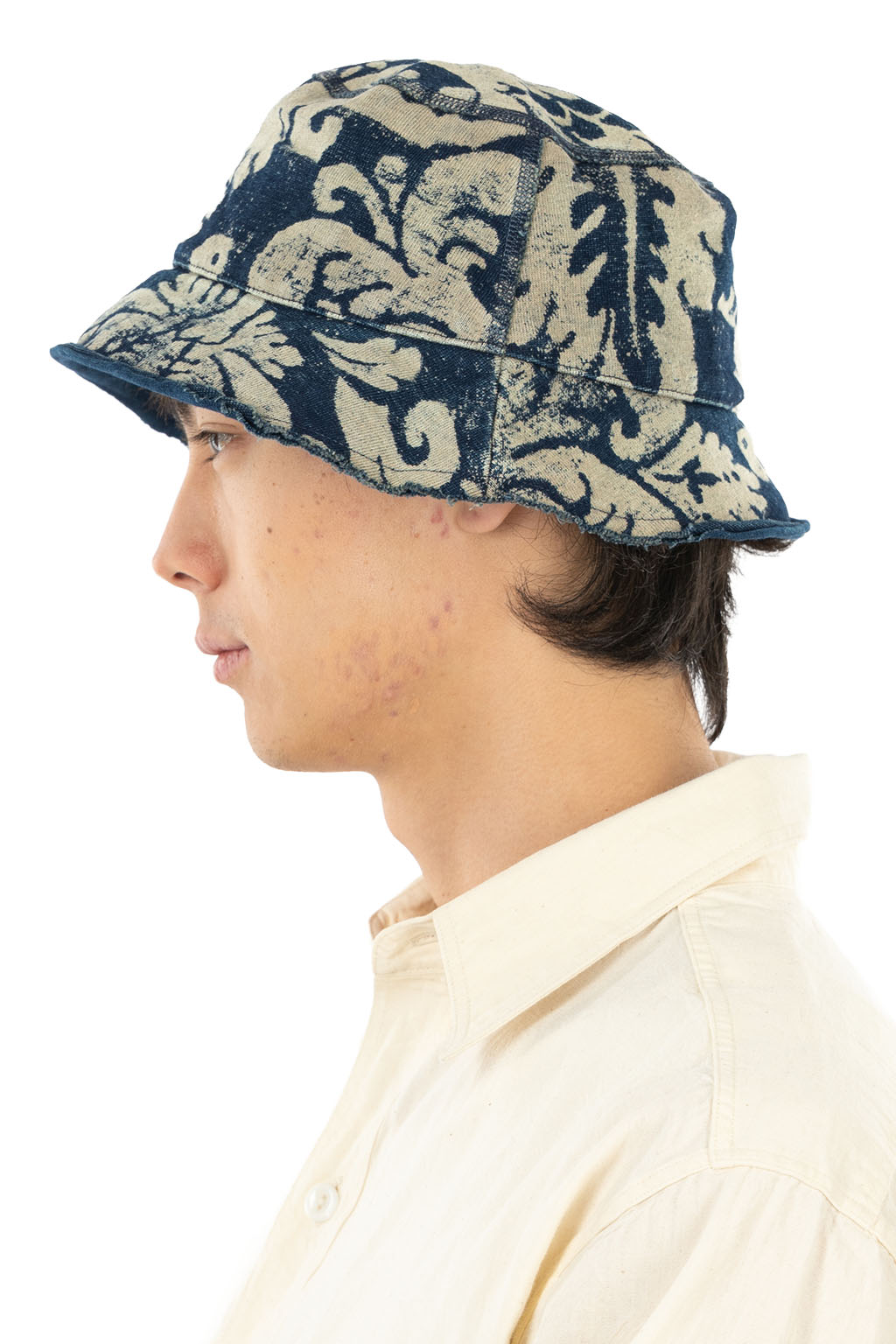 Kapital - IDG Dense jersey DAMASK Bucket Hat 