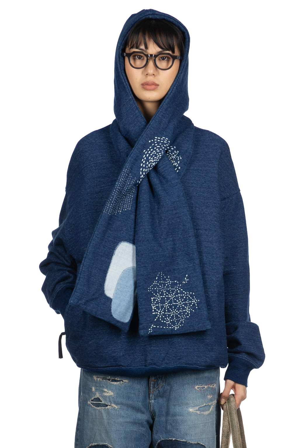 Kapital - IDG SWT Knit BORA KESA Parka - Indigo