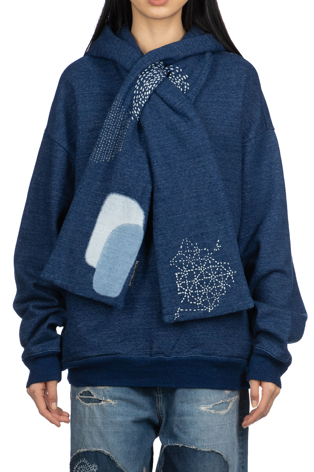 Kapital - IDG SWT Knit BORA KESA Parka - Indigo