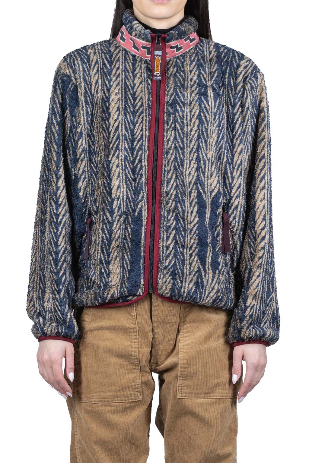 Kapital JAVA-YABANE Fleece ZIP Blouson - Navy