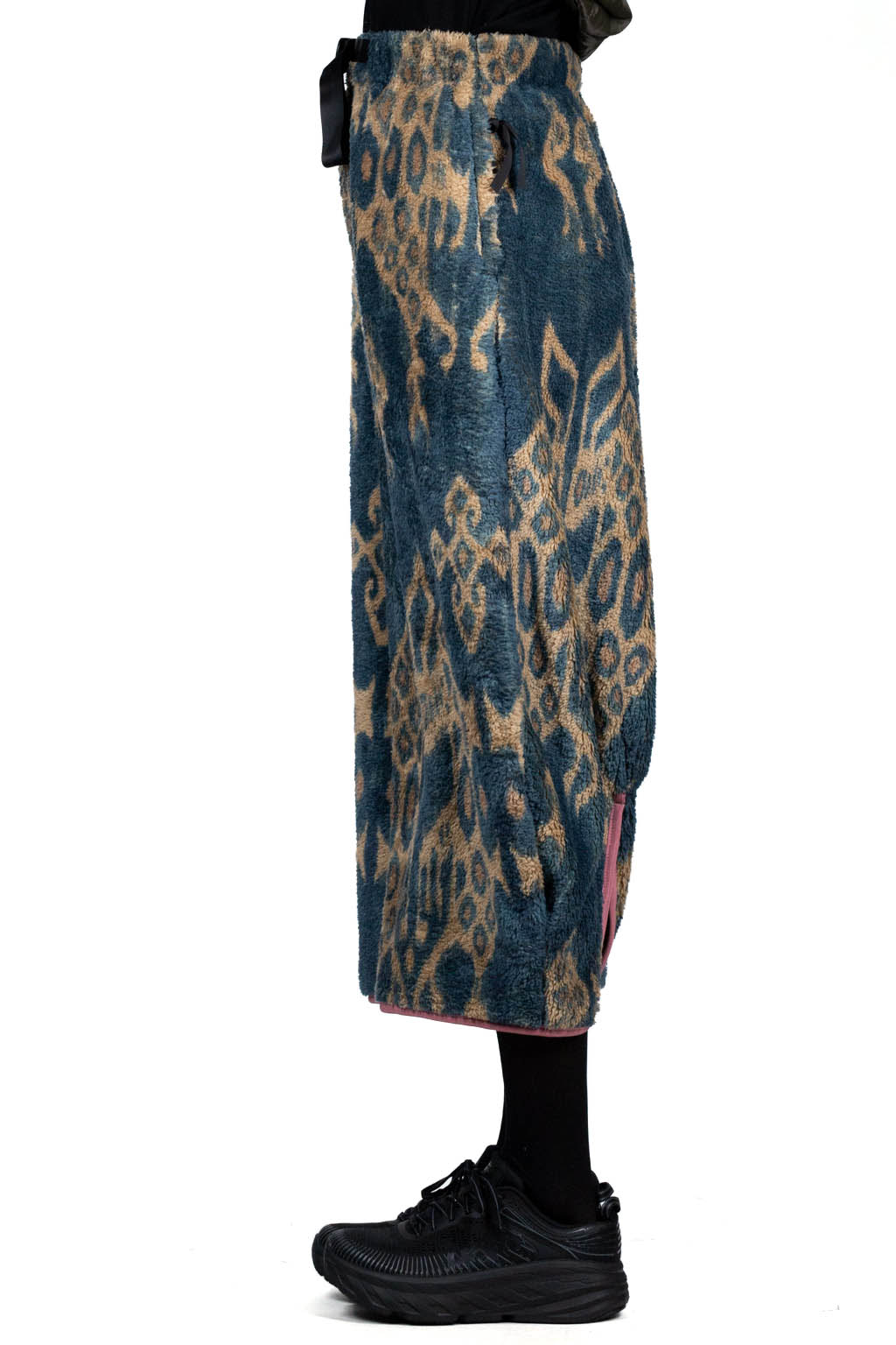 Kapital Java Kasuri Fleece Kettle Pants - Navy