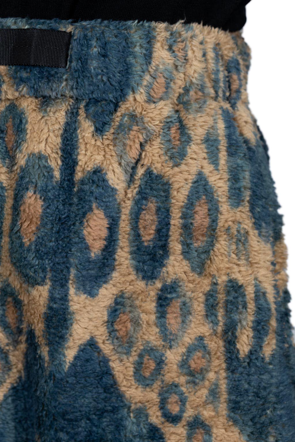 Kapital Java Kasuri Fleece Kettle Pants - Navy